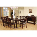  Furniture of America Edgewood CM3336T-7PC 7 Pc Dining Table Set IMAGE 1