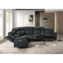  Furniture of America Oliverus FM69009BK-SECT-PM Power Sectional IMAGE 3