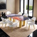  Furniture of America Northolt FM37004GY-T-7PC 7 Pc Dining Table Set IMAGE 6