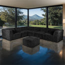  Furniture of America Nappi FM62102BK-SECT-L+OT Large L-Sectional with Ottoman IMAGE 1