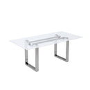  Furniture of America Silvestri FM37000SV-T-7PC 7 Pc Dining Table Set IMAGE 2