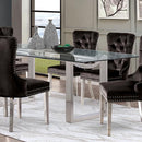  Furniture of America Silvestri FM37000SV-T-7PC 7 Pc Dining Table Set IMAGE 4