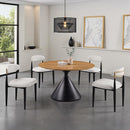  Furniture of America Athan FM37018BK-RT-5PC18BK 5 Pc Dining Table Set IMAGE 1