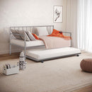  Furniture of America Harmon FM1001SV Metal Daybed IMAGE 2