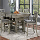  Furniture of America Anaya CM3512GY-PT-7PC 7 Pc Counter Height Table Set IMAGE 6