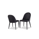  Furniture of America Lenvik FM3700BK-SC-2PK Set Of 2 Side Chair IMAGE 3
