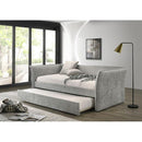  Furniture of America Yuri FM1203GY-BED Twin Daybed with Trundle IMAGE 2
