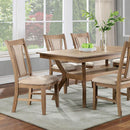  Furniture of America Upminster CM3984NT-T-7PC 7 Pc Dining Table Set IMAGE 4
