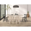  Furniture of America Hines FM3101NT-OT-7PC 7 Pc Dining Table Set IMAGE 2