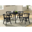  Furniture of America Yate FM3102BK-SC-2PK Set Of 2 Dining Chair IMAGE 2