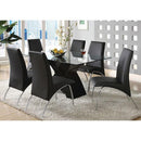  Furniture of America Wailoa CM8370BK-T-7PC 7 Pc Dining Table Set IMAGE 3
