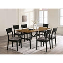  Furniture of America Oberwil CM3548A-T-7PC 7 Pc Dining Table Set IMAGE 1