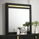  Furniture of America Lillestrom FM7217BK-M Mirror IMAGE 1