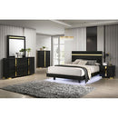  Furniture of America Lillestrom FM7217BK-M Mirror IMAGE 2