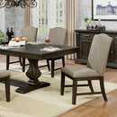  Furniture of America Faulk CM3310T-7PC 7 Pc Dining Table Set IMAGE 2