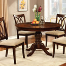 Furniture of America Carlisle CM3778RT-5PC 5 Pc Dining Table Set IMAGE 4