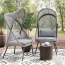  Furniture of America Alverta GM-1014LG-2PK Set Of 2 Foldable Chair IMAGE 1