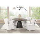  Furniture of America Broager FM3331DB-RT-TABLE Round Table IMAGE 2
