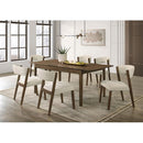  Furniture of America Raissa FM32011WN-T-7PC 7 Pc Dining Table Set IMAGE 2