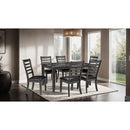  Furniture of America Adia TM3110T-7PK 7 Pc Dinning Table Set IMAGE 2