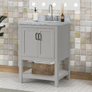  Furniture of America Reston TM-VS001GY-25 25" Vanity with Top/ Sink IMAGE 1