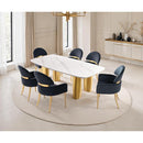  Furniture of America Northall FM37004WH-T-7PC-05BK 7 Pc Dining Table Set IMAGE 2