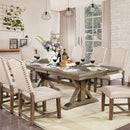  Furniture of America Julia CM3014T-7PC 7 Pc Dining Table Set IMAGE 5