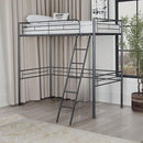  Furniture of America Myles FM-BK910BK-T Twin Loft Bed IMAGE 1