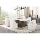 Furniture of America Grasten FM3332DB-T-7PC-00WH 7 Pc Dining Table Set IMAGE 3