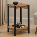  Furniture of America Hyde SL4200WN-E Round End Table IMAGE 1