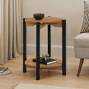  Furniture of America Hyde SL4200WN-E Round End Table IMAGE 2