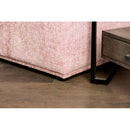  Furniture of America Stavanger FM63001PK-D Curved 2-Seater with Ottoman IMAGE 3