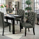  Furniture of America Sania CM3324BK-T-84-GY-7PC 7 Pc Dining Table Set IMAGE 1