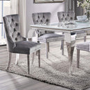  Furniture of America Neuveville CM3903WH-T-7PC-261BK 7 Pc Dining Table Set IMAGE 4