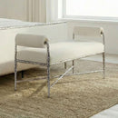  Furniture of America Vilna FM-AC8033GY-BN-3A Bench IMAGE 2