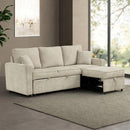  Furniture of America Kendal FM6965BG-SF-PK Sleeper Sofa Sectional IMAGE 3