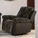  Furniture of America Dionysus FM64003BR-CH-M Manual Glider Recliner IMAGE 1