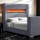  Furniture of America Sumter FM74004GY-Q-BED Queen Bed IMAGE 1