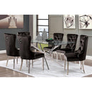  Furniture of America Silveria FM37001SV-T-7PC 7 Pc Dining Table Set IMAGE 1