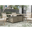  Furniture of America Bordeaux GM-2017-PK Dining Table with Fire Pit & Cooler IMAGE 2
