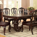  Furniture of America Bellagio CM3319T-9PC-LEATHER 9 Pc Dining Table Set IMAGE 9