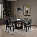  Furniture of America Oberto SL3406DG-SC-4PK Upholstered Side Chair IMAGE 2