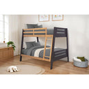  Furniture of America Kallen FM-BK206A-TF-BED+M6 Twin/Full Bunk Bed IMAGE 2