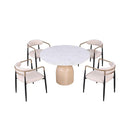  Furniture of America Neasden FM37003NT-T-TABLE Dining Table IMAGE 5