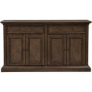  Coaster Furniture Ridgewell 104605 2-drawer 4-door Dining Server - Dark Oak IMAGE 3