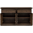  Coaster Furniture Ridgewell 104605 2-drawer 4-door Dining Server - Dark Oak IMAGE 4