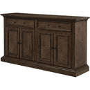  Coaster Furniture Ridgewell 104605 2-drawer 4-door Dining Server - Dark Oak IMAGE 5