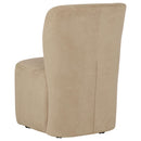  Coaster Furniture Jaelynn 107052TAN Set of 2 Upholstered Parsons Dining Side Chair - Tan IMAGE 5