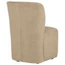  Coaster Furniture Jaelynn 107052TAN Set of 2 Upholstered Parsons Dining Side Chair - Tan IMAGE 8