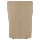  Coaster Furniture Jaelynn 107052TAN Set of 2 Upholstered Parsons Dining Side Chair - Tan IMAGE 9